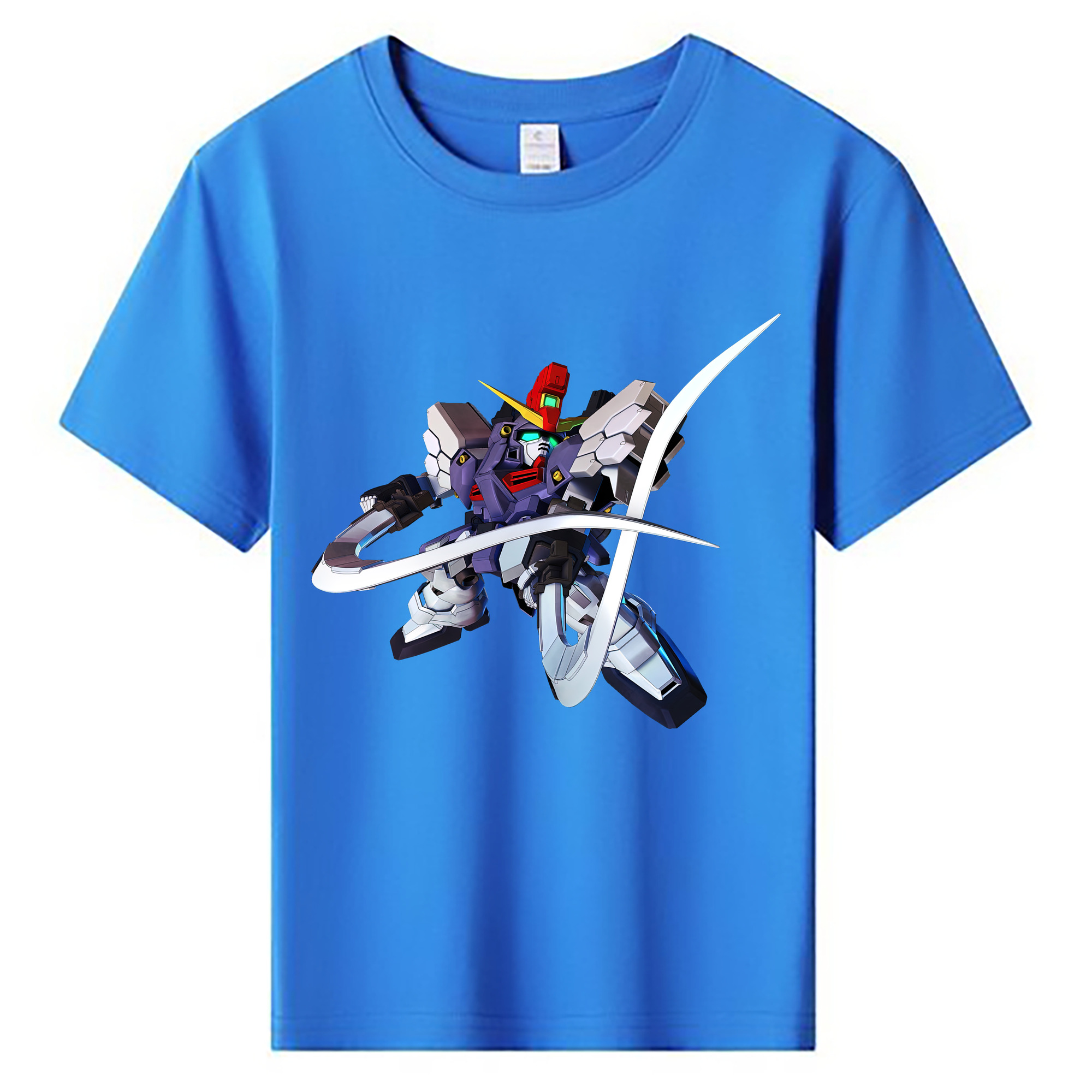 （画像用） 機動戦士ガンダム Mobile Suit Gundam 綿100％キッズTシャツ（フロントプリント）